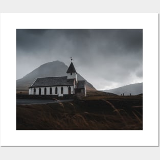 Vidoy Church (Faroe Islands) Posters and Art